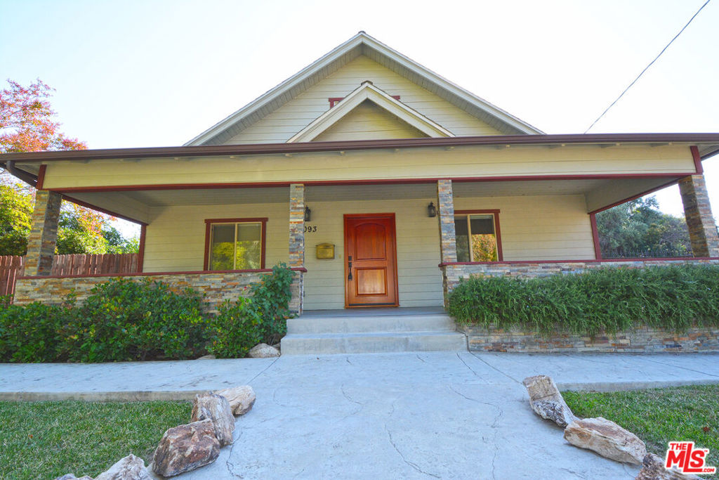 Gorgeous 4-bedroom, 2.5-bathroom single-story Pasadena home on a huge lot. Centrally located, within minutes to the 210/134 freeways, Old Town Pasadena, and short walks to the beautiful Arlington Garden, Allendale Library, and the memorable Rose Parade. Say hello to the neighbors on your large front porch with a view of the tree-lined neighborhood. This home's excellent location is paired with a high-end, updated interior. It was beautifully restored, brought down to the studs, and rebuilt with a new roof, new copper plumbing, new water heater, new front door, new showers, new air conditioning, new landscaping, new windows, and a new deck. The home's huge backyard is an entertainer's dream, completely enclosed to keep kids and pets safe, with budding fruit trees, and a perfect sports or kids play area. Enjoy the flat grass lawn that's expansive enough to accommodate 8 guest tables with room to spare for teeball or soccer. The large deck is ready for outdoor grilling or to sit, relax, and enjoy Southern California evenings with views of the mountains. The enclosed long, wide driveway allows a perfect setting for basketball games, tricycle rides, or keeping multiple cars. The bedrooms are large with walk-in closets and abundant natural light. Master bathroom includes 'his and hers' sinks, updated shower, and a jetted tub. This ideal home has plenty of storage in the house as well as its own two-car garage. Come take a look for yourself at this beautiful modernized home, which has a breathtaking, serene backyard, yet is minutes away from the heart of the city.