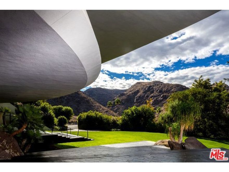 Bold + Iconic + Legendary + Timeless = The Bob & Dolores Hope Estate. Mere words cannot describe this majestic and historical piece of architecture which was the largest private residence designed by John Lautner and commissioned by legendary Bob & Dolores Hope. The property has entertained dignitaries from all over the world and is viewed by many as one of the most iconic pieces of architecture in the world.