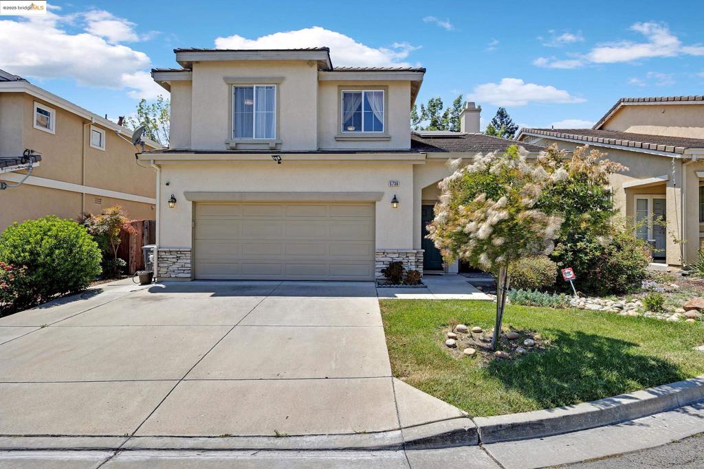 Location, Location! A neatly maintained single-family home in the much sought-after Summer Glen community in Dublin, CA. Entering this bright, naturally lighted, spacious two-story 1975 sq.ft. house, find a contemporary home with modern, stylish finishes. Featuring 3 bedrooms plus a loft that could be converted into a 4th bedroom, updated 2.5 baths with Primary Bathroom fully remodeled in 2025, open kitchen, high ceiling living room, a great room for the family, and dining area, natural gas fireplace, and a low-maintenance backyard. Engineering wood flooring was installed throughout the house in 2016. In 2020 fully owned Solar Panels were installed, and in 2021, LED recess lights were installed for an energy-efficient home. Nearby Emerald Glen Park is a 48.2 acre park that offers recreation for the young and old, featuring hiking/biking trails, pools, water play area, sports fields, tennis, basketball, picnic area, playground, and a skateboard park. Dublin Unified School District is one of the highly ranked districts for CA. Relatively low HOA fee. Easy access to shopping, dining, BART, and the I-580/I-680 freeway makes it an ideal location for comfortable living and commuting to work.