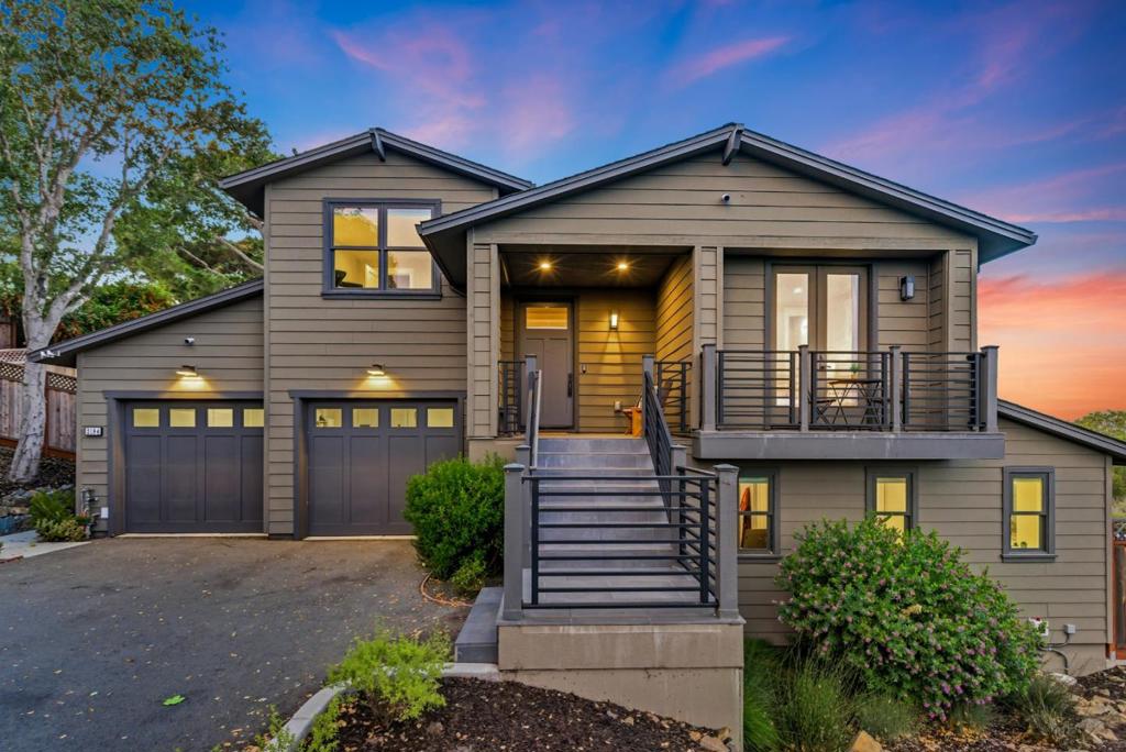 Perched for privacy and impressive views, this expansive 4-bedroom, 3.5-bathroom San Mateo Highlands home is a masterpiece of design. Gorgeous custom windows flood the open floor plan with natural light, highlighting the captivating, uninterrupted scenery. The resort-style hardscape extends the living space outdoors, featuring a custom-built, professional barbecue island with premium components. Durable, elegant stonework defines the patio and lounge areas, offering a seamless and chic transition for indoor-outdoor living. This property presents a sophisticated setting for both quiet enjoyment and stylish gatherings. This home's convenient location provides easy access to a wealth of local amenities. Enjoy proximity to top-rated schools, premier shopping centers, and scenic hiking trails. Commuting is a breeze with easy access to Highway 280, connecting you to either the Silicon Valley or San Francisco.