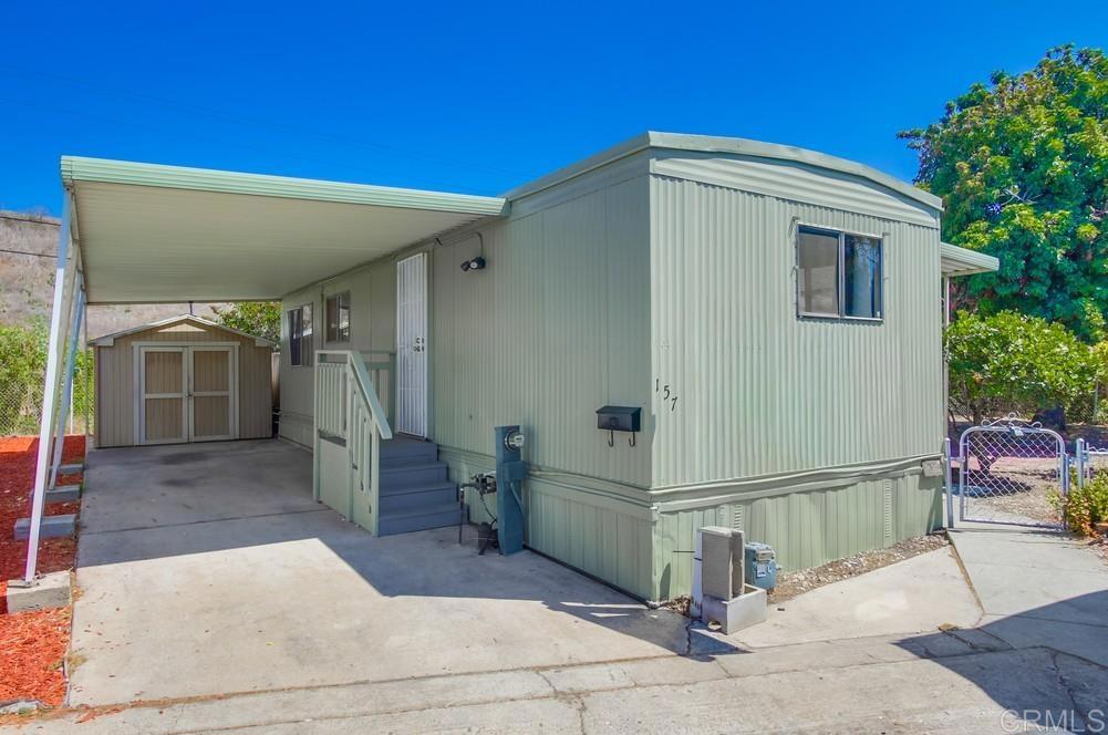 Price adjustment! BOM!! No Fault of the Seller. Your opportunity is now. All-Age Community in Central San Diego! Welcome to Bayview Heights, one of the most desirable manufactured home communities in San Diego. This is your opportunity to purchase an affordable home in a prime location and make this remodeled beauty yours. The seller has recently updated and freshly painted the house, taking it off the market to ensure it would be ready for the next buyer—whether a family or a single individual—looking for a move-in-ready property that requires little to no work before enjoying it. Space rent only $1065.62 a month! This home feels much larger than it looks. The spacious living room features its own entrance and could easily be converted into an additional bedroom if desired. The home sits at the very end of a quiet cul-de-sac, providing extra privacy and one of the best locations in the park. The oversized fenced yard is perfect for entertaining, gardening, or pets. A large driveway easily fits two big vehicles, and the property also includes a sizable shed for additional storage. Bayview Heights is a gated, all-age community that offers residents wide streets, a community clubhouse, and a pool for those hot summer days. Its location right off HWY 94 makes commuting and access to everything San Diego has to offer simple and convenient. You’re just minutes from Downtown San Diego, beaches, shopping, and dining. All-age, gated community in Central San Diego Recently remodeled and freshly painted Taken off the market and prepared for move-in ready living No property taxes = significant savings End-of-cul-de-sac location for privacy Oversized fenced yard Large driveway for 2+ cars Spacious shed for storage Living room with private entrance, easily convertible to a bedroom Community clubhouse and pool Quick freeway access, minutes to Downtown & beaches This is a rare opportunity to own an affordable home in a highly desirable San Diego community. Schedule your showing today!
