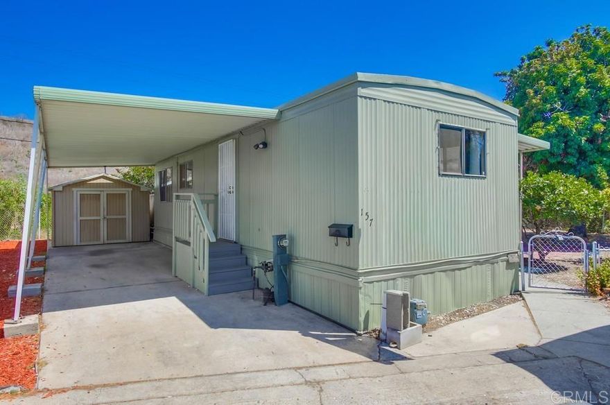 Price adjustment! BOM!! No Fault of the Seller. Your opportunity is now. All-Age Community in Central San Diego! Welcome to Bayview Heights, one of the most desirable manufactured home communities in San Diego. This is your opportunity to purchase an affordable home in a prime location and make this remodeled beauty yours. The seller has recently updated and freshly painted the house, taking it off the market to ensure it would be ready for the next buyer—whether a family or a single individual—looking for a move-in-ready property that requires little to no work before enjoying it. Space rent only $1065.62 a month!  This home feels much larger than it looks. The spacious living room features its own entrance and could easily be converted into an additional bedroom if desired. The home sits at the very end of a quiet cul-de-sac, providing extra privacy and one of the best locations in the park. The oversized fenced yard is perfect for entertaining, gardening, or pets. A large driveway easily fits two big vehicles, and the property also includes a sizable shed for additional storage. Bayview Heights is a gated, all-age community that offers residents wide streets, a community clubhouse, and a pool for those hot summer days. Its location right off HWY 94 makes commuting and access to everything San Diego has to offer simple and convenient. You’re just minutes from Downtown San Diego, beaches, shopping, and dining.   All-age, gated community in Central San Diego  Recently remodeled and freshly painted  Taken off the market and prepared for move-in ready living  No property taxes = significant savings  End-of-cul-de-sac location for privacy  Oversized fenced yard  Large driveway for 2+ cars  Spacious shed for storage  Living room with private entrance, easily convertible to a bedroom  Community clubhouse and pool  Quick freeway access, minutes to Downtown & beaches  This is a rare opportunity to own an affordable home in a highly desirable San Diego community. Schedule your showing today!