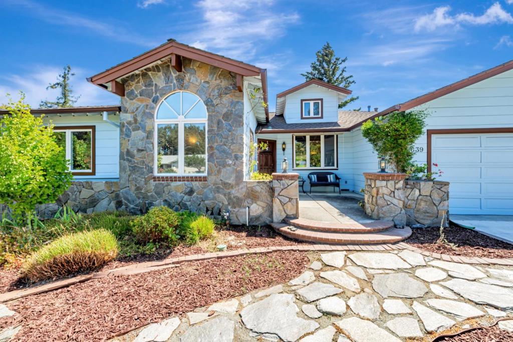 This inviting 4 bed/2 bath Palo Alto home is located in one of the cities most desirable neighborhoods. Thoughtfully expanded in the 1990s, it features a stunning dining room with soaring cathedral ceilings & custom built-in cabinetry, creating a light-filled space for memorable gatherings. A versatile office/bedroom addition adds flexibility for working from home, hosting guests, or creating a quiet retreat. The 2002 kitchen remodel combines timeless style & functionality, that flows seamlessly into the living areas. Fresh interior paint & new carpet enhance its move-in ready appeal. Enjoy the private backyard oasis, ideal for morning coffee, summer barbecues, or effortless indoor-outdoor entertaining. Additional highlights include spacious bedrooms, abundant natural light, & a layout designed for both everyday comfort & special occasions. The location is equally impressive: nestled on a quiet, tree-lined street, youre moments away from parks, local shops, cafés, Stanford University & top-rated Palo Alto schools Juana Briones Elementary, Fletcher Middle, & Gunn High (buyer to verify). This is more than just a house! Its a warm, welcoming home with a flexible layout, bright and open spaces, & exceptional Palo Alto location. Come create lasting memories in this wonderful home!