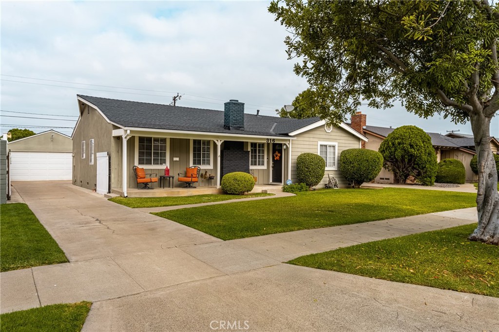 Welcome to this charming single-level pool home in the heart of Orange! This 3-bedroom, 2-bathroom property offers a blend of classic appeal and California living, featuring a private pool and an outdoor gym/office, perfect for creating your dream backyard retreat. As you enter from the charming front porch, you’ll immediately notice the cozy and functional layout with a good sized living room with brick fireplace and dining area. The functional kitchen has a dining nook and separate laundry room off the kitchen. The primary bedroom offers ample room with French door out to a covered patio and a walk-in closet that provides excellent storage. The adjoining bathroom is functional and convenient. Two additional bedrooms offer generous space. Step outside into your private oasis. The pool is the perfect spot for unwinding or hosting friends and family on warm days, while the large patio offers plenty of room for outdoor fun with a fire pit. A detached two-car garage with an oversized addition to the garage adding more garage space as well as workshop and oversized gated driveway including space for an RV or boat. Located in a desirable area of Orange, don’t miss your chance to own this lovely home and create your own personal paradise! Some of the Upgrades Includes: Newer Roof, HVAC System and Ducting, Tankless Water Heater, updated windows and Pebble Tech Pool. Whether you're looking to relax in the cozy living space, entertain friends and family in the backyard, this property offers it all. It is ideally located within walking distance to Old Town Orange, Chapman University and all Old Town has to offer. Don't miss the chance to call this property home. Schedule a private viewing today.