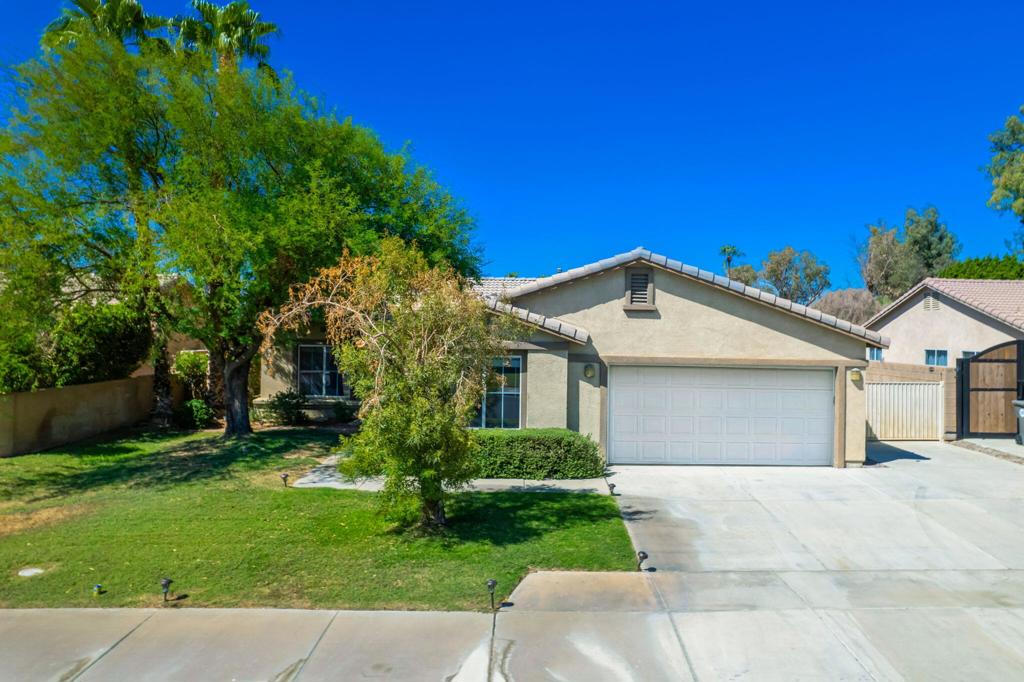 Newly remodeled, turnkey furnished, pool home in Indio! Perfect for your next home or a great short term rental investment. With the Polo Grounds near by hosting Stagecoach and Coachella and the vibrant development happening in Indio, this location is perfect for all accommodations. The home features tile and wood flooring, new pool and spa, large yard, and smart home features. Three bedrooms feature a primary suite and two guest rooms that share a guest bathroom. This property has all you need and want. Call today for a private showing!