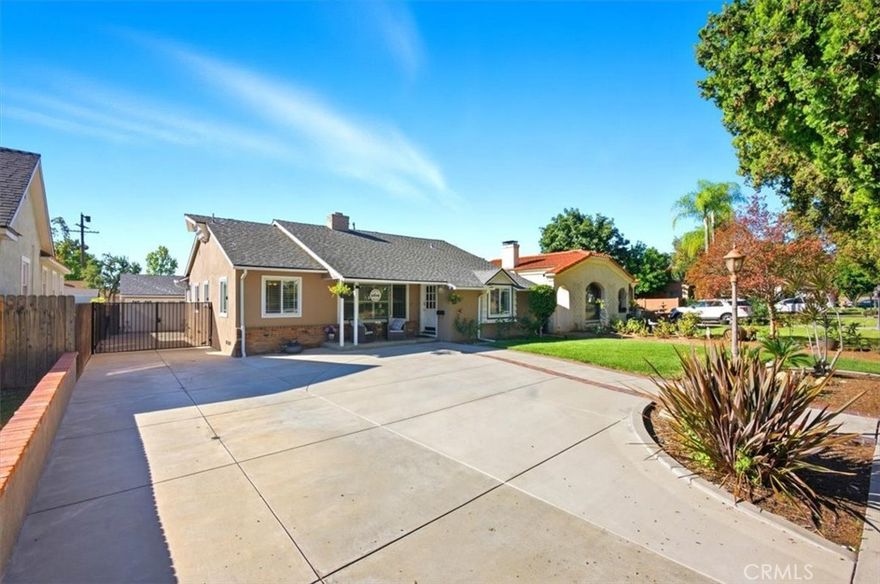 Welcome Home to 224 E. La Deney Dr. — where timeless charm meets modern comfort in one of Ontario’s most beloved neighborhoods.
Lovingly cared for and beautifully maintained, this home welcomes you with its classic character and genuine warmth that make it truly home sweet home.
From the brick-lined walkway to the inviting front porch, you’ll feel the charm from the moment you arrive. Step inside to find original hardwood floors that radiate history and character. The spacious living room features newer vinyl windows adorned with plantation shutters and a cozy fireplace — the perfect place to unwind or gather with loved ones.
The galley-style kitchen blends vintage appeal with modern updates and leads to a convenient laundry room with backyard access. Currently serving as a home office, one of the bedrooms features elegant wooden french doors that frame serene views of the landscaped backyard, creating a peaceful and inspiring workspace.
Both bathrooms have been thoughtfully updated with elegant, modern touches, creating cozy, spa-like spaces that invite relaxation and comfort.
Outdoors, the magic continues. The spacious backyard is a private retreat designed for enjoyment and connection — featuring lush landscaping, mature trees, a BBQ island, Aluma-wood patio cover, and horseshoe courts for fun-filled weekends.
The detached two-car garage offers flexibility with it's finished interior, ceiling fans, pull-down storage, window and electrical sub-panel making it ideal for a workshop, gym, or creative space - while the driveway provides plenty of additional parking. 
Nestled on a large lot along a tree-lined street, this home offers the perfect blend of neighborhood charm and everyday convenience — close to shopping, dining, schools, and freeways.
224 E. La Deney isn’t just a house — it’s a place to feel at home, make memories, and fall in love with every day.