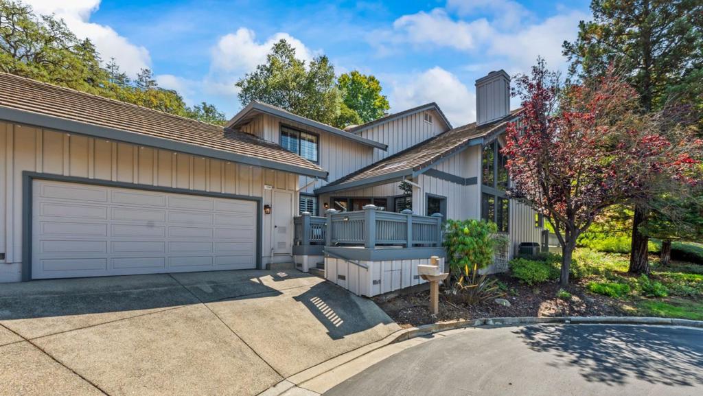 Rare end-unit townhouse in the peaceful Villas of Almaden, a gated community surrounded by majestic trees and natural beauty. This meticulously maintained 3-bed, 3-bath home offers 2,454 sq ft of light-filled living space with no rear neighbors and serene greenbelt , also a super quiet cul-de-sac location is another big plus. The Villa Rosa model is a sought-after floor plan featuring a ground-floor bedroom & full bathperfect for guests or multi-gen living. The dramatic two-story living room showcases abundant natural light and a marble fireplace. Adjacent dining/family room opens to a spacious deck, ideal for relaxing or entertaining. The updated kitchen includes a cozy breakfast nook, with counter seating and private patio just off the dinning area. Upstairs, the expansive primary suite offers vaulted ceilings, corner fireplace, private deck, and a spa-like en-suite bath with soaking tub, separate shower, double vanity, and walk-in closet. A junior suite with full bath completes the upper level. Also includes indoor laundry with washer/dryer and sink, a oversized 2-car garage w tons of storage. H.O.A. covers home / earthquake insurance. Enjoy community amenities: multiple pools, spa, tennis courts, & clubhouse. Come see this beautiful home and experience the Villas of Almaden
