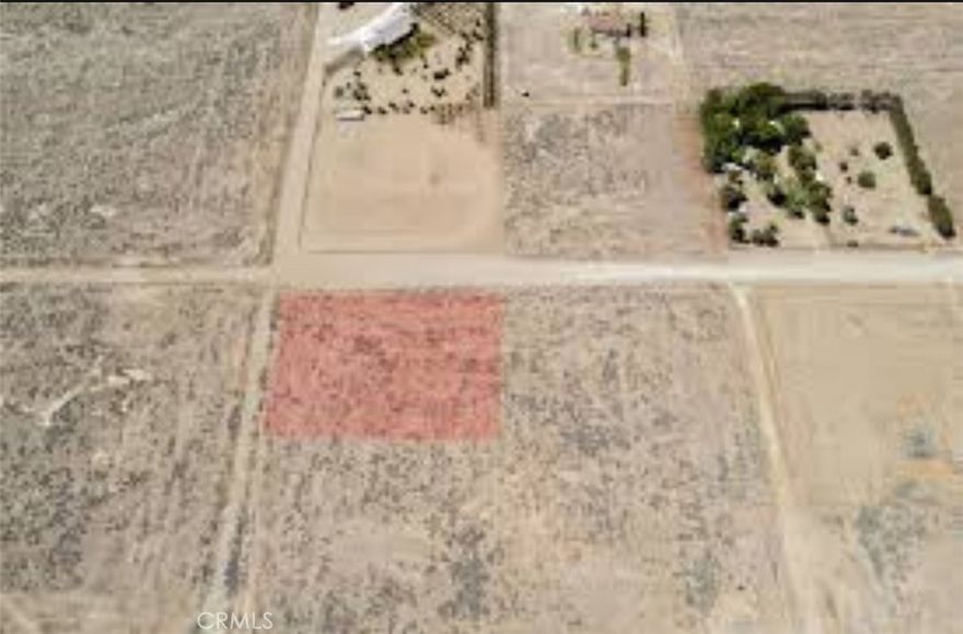 Don't miss your chance to own this spacious 2.47 acre lot nestled in the peaceful desert landscape of Rosamond. Offering privacy and serenity, this parcel provides the perfect canvas for your dream home (Buyer to Verify), desert retreat, or investment for the future! Enjoy wide-open skies, beautiful sunsets, and the freedom of rural! This property is ideal for those seeking space, peace, and potential! Buyer to verify all zoning, usage, and utility availability with Kern County!