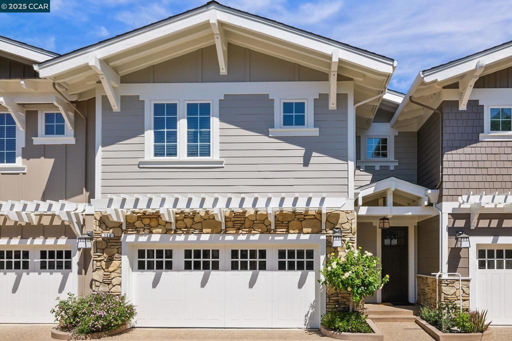 Discover the charm of 106 El Dorado Avenue, a beautiful townhome in the heart of sought-after Westside Danville. This gem combines modern living with the charm of Craftsman style, showcasing Branagh's renowned attention to detail. With 3 spacious bedrooms and 2.5 well-appointed baths, this residence spans just under 1,900 square feet of like-new living space, featuring tall ceilings, crown moldings, wide baseboards, solid core doors and finishes including wood floors, marble, slate, and granite. Enjoy the comfort of a cozy fireplace, and the convenience of a large laundry room complete with sink, folding counter, cabinets, and washer/dryer. The primary bedroom is a true retreat, boasting two walk-in closets and a spa-like bath. Step outside to two private rear decks overlooking the scenic Iron Horse Trail. Practicality meets luxury with NO HOA dues, yet the home benefits from CC&R's. Additional amenities include dual-zone HVAC, tankless water heater, and a finished two-car garage. Live in the heart of vibrant downtown Danville, perfect for leisurely strolls to favorite eateries, boutiques, Farmer's Market, wine bars, street fairs, library, and Trader Joe's. Nearby are highly rated schools. Experience the blend of community charm & modern convenience at this exceptional location.