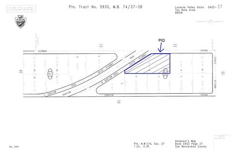 Photo of 0 ALGOMAN AVE, Lucerne Valley, CA 92356 (MLS # PW25104039)