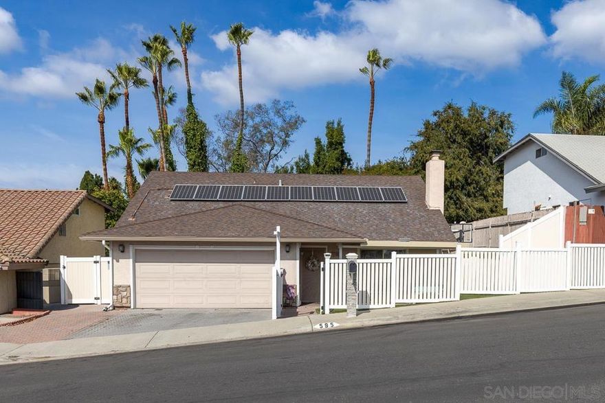 Beautiful two-story home offers 5 bedrooms (4 up, 1 down) and 2.5 baths, featuring granite kitchen counters, a water-filtration system, and all appliances included. Enjoy energy savings with solar panels and a tankless water heater. Open living areas, a cozy fireplace, and a sparkling pool make it perfect for entertaining. Low-maintenance turf in the front yard and a convenient location near schools, shopping, and parks all with no HOA.