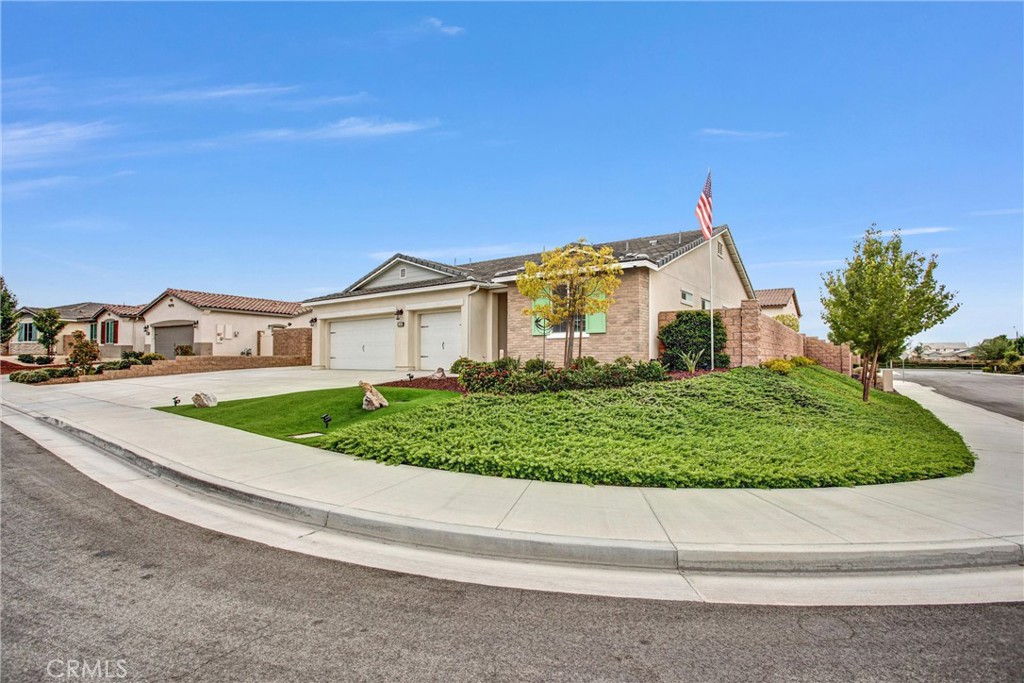 LOOK NO FURTHER… YOU’VE FOUND THE ONE!!  This immaculate 2,293 sq ft SINGLE STORY 3 bdrm / 3 ba / 3 car garage home on a Cul-de-Sac street featuring impressive RV-PARKING (17x38) w/ FULL hook-ups (50Amp, water & sewer), is the one for you!!  This lovely home features: a huge open floor plan with lots of natural light, an expansive Family Great Room w/ wood paneled accent wall, a large gourmet center island kitchen w/ granite counter tops, upgraded mosaic backsplash & custom color cabinets; a master bedroom retreat suite w/ huge wrap around walk-in closet; an oversized laundry room w/ a built-in mud sink plus additional storage.  And when you need a little fresh air, your beautifully landscaped backyard retreat is ready for you day or night with a large covered patio, as well as, your own personal 2 person jacuzzi complete w/ it’s own gazebo!  And if that’s not enough, additionally this property features: Paid off SOLAR (14 panels / 5.3 kilowatts), Built-in doggy door to the dog run on the side, Crown moldings thru-out, epoxy floored garage w/ plenty of storage, Central A/C & Heat w/ an additional whole house fan as well.  Yes, this property has all you need, and did I mention it’s close to schools, parks, shopping & wine country?!?! THIS IS A MUST SEE!!