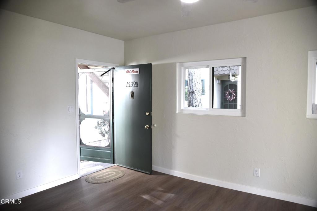 Updates to Kitchen & Bath, New Windows & Paint, laminate flooring throughout. Walking distance to Ventura Beach, on Vista del Mar Dr, and adjacent to the Pierpont Racquet Club. Common area pool + picnic/greenbelt area w/ barbecue. Common laundry. Private, unique setting, landscaped views of common area. Gated entry. 1 car carport parking space only (please note - offsite parking is extremely limited). No dogs. Inside Cat negotiable. Shown by appointment only. Please email Lynn or Kristina to be prescreened for a showing. Good Credit a Must.