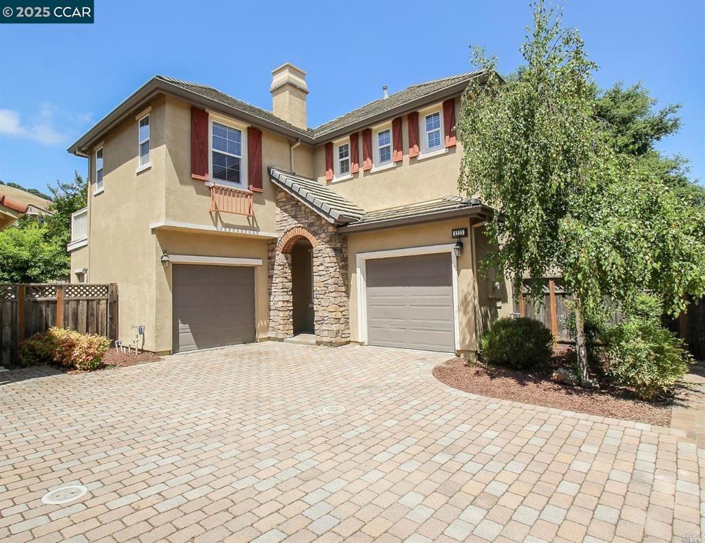 Move in Ready! This exquisite 2-story is home nested in a serene, gated community. Located in a desirable cul-de-sac, this home features 4 spacious bedrooms and 3 full baths! The cobblestone driveway leading to a two-car split garage. The open layout features a gourmet kitchen with a double oven, cooktop stove, and recessed lighting, so you can entertain guests without leaving the kitchen. Flooring throughout includes a mix of laminate, vinyl, and carpet, providing both functionality and aesthetic appeal with arched doorways and designer color palettes add a touch of elegance. The cozy living room features a fireplace; the master suite features a split vanity, soaking tub with separate shower, and a private balcony that invites you to soak in views of lush rolling hills. Community amenities include a pool, clubhouse, gym, and even a golf course nearby. Easy access to Hwy 80, making your commute simpler, or hop on the commuter ferry which will take you to SF or Marin. Nearby attractions include Six Flags, Costco, and the Premium Outlets for shopping enthusiasts. Additionally, the gateway to Napa and the Maritime Academy are conveniently close, offering cultural and educational opportunities. For inquiries or to schedule a private tour, do not hesitate to reach out.
