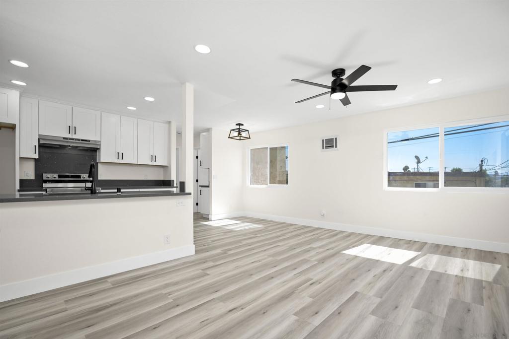 Open House presented by Herman Ramirez with Western Capital Management this week! 8/6 - 8/10 Wednesday @ 12-4pm Thursday @ 2-5pm Friday @ 3:30-5:30pm Saturday @ 11am-3pm Sunday @ 11am-1:30pm Newly renovated and ready to move in! This 2 bedroom /1 bathroom condominium is located in the heart of San Diego, placed between San Diego's vibrant urban communities of North Park, Kensington, and City Heights. With convenient access to the I-8 and I-15, this unit is perfect for young professionals and young families starting out and looking to plant roots here in San Diego. Upgrades include new cabinets, flooring, stainless steel appliances, windows, HVAC system, and more. Features a spacious and open living room with direct access to the kitchen to entertain, while the bedroom is tucked away privately behind the kitchen. Do not miss out on this opportunity!
