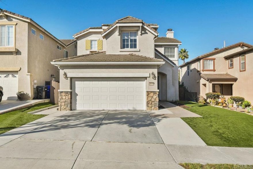 Modern comfort and smart living await in this move-in ready 3-bedroom, 2.5-bath home in highly desired Ocean View Hills. The open kitchen features a large island, granite counters, and stainless steel appliances. Natural light flows through spacious living areas with tile and laminate flooring—no carpet for easy maintenance. Enjoy energy savings with solar panels, central AC, and a convenient ground-level laundry room. The attached 2-car garage offers high ceilings and storage potential. A private backyard with no rear neighbors, turf, and stamped concrete is ideal for entertaining. Close to freeways, shopping, naval bases, and Downtown San Diego. Don’t miss this opportunity—schedule your showing today!