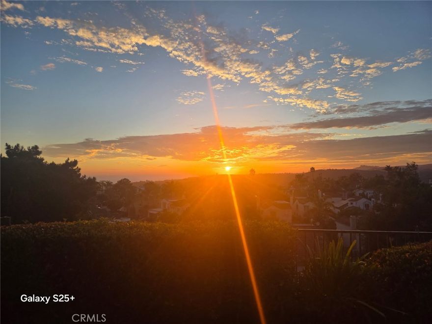 Step into this beautiful 2 master bedroom condo each with their own bathroom with panoramic ocean views. The location is private and also light and bright with ocean breezes. Sit in your new home relaxing watching the sunset or enjoy a glass of wine on the patio. This ground level end unit condo has one of the best locations.  Located in Vista Pacifica which is a short distance to the mail, downtown San Clemente shopping and dining or its beautiful beaches. Lifetime fitness center is a short walk away. The unit comes with a 1 car garage and 1 assigned parking space. The community amenities include 2 pools, jacuzzi and guest parking. Inside laundry along with newly tiled outside patio and upgraded kitchen. Available Nov. 1st