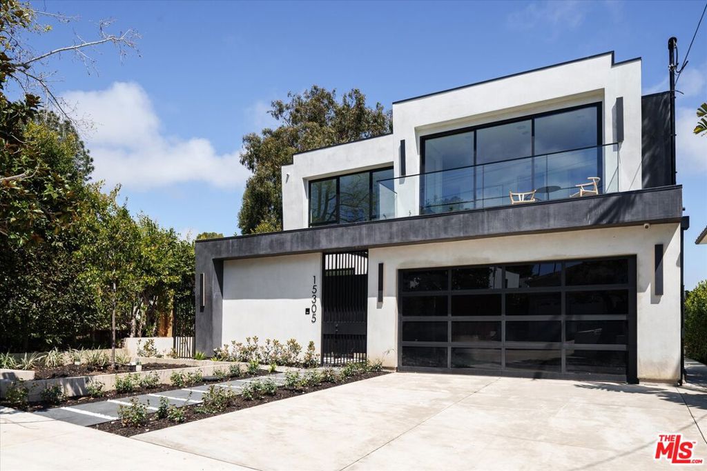 Stunning newly constructed property in Pacific Palisades, which boasts a breathtaking view of Portrero Canyon. Upon entering, you'll be welcomed by private courtyard which leads into the formal living room that's generously illuminated by natural light that cascades through the vast glass windows throughout the house. Also located at the front of the home is the office or, if you prefer, a fifth bedroom. The open dining and living areas are thoughtfully placed to accommodate large gatherings. The chef's kitchen is a dream come true, equipped with top-of-the-line appliances, dual ovens, a walk-in pantry, top-of-the-line finishes, and a breakfast bar. The kitchen effortlessly flows into the family room which has expansive sliding glass doors that disappear to create the perfect indoor/outdoor living space. The lower level of the house features a spacious bonus room, complete with a bar, a gym, an enclosed home theater, and an en-suite guest bedroom. The laundry room is also conveniently located on this level. On the upper floors of the home, you'll find two sizable en-suite guest bedrooms with ample closet space. The primary suite is exquisite, with a dedicated balcony that offers a spectacular view of Portrero Canyon and beyond. The primary bath features two walk-in closets, dual sinks, and a separate soaking tub and steam shower. Step outside to the vast grassy area that leads to the pool and spa. A covered outdoor patio and built-in BBQ make it the perfect space to entertain. Additional perks include an elevator, rooftop access with a patio that offers a stunning view of the ocean, Potrero Canyon, and beautiful De Pauw, and a 2-car garage with direct access into the home. Ideally located just moments away from Palisades Village, which offers a plethora of options, including destination restaurants, farmer's market, and much more!