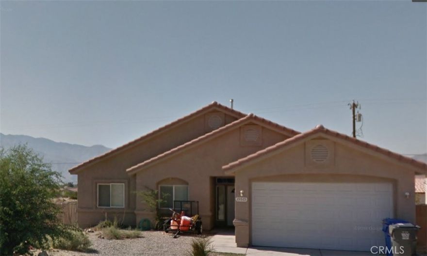 Welcome to 15515 Bubbling Wells Road in Desert Hot Springs -  a spacious 4-bedroom, 2-bath home offering 1,721 sq. ft. of living space on a generous 7,841 sq. ft. corner lot.



Step inside to find an open and inviting floor plan with plenty of natural light, central air, and room for the whole family. The kitchen and living areas flow seamlessly, creating the perfect space for entertaining or relaxing at home.



Outside, enjoy breathtaking panoramic mountain views from the backyard- an ideal setting for sunsets, gatherings, or quiet mornings with coffee. With its large corner lot, there’s ample room for outdoor living & gardening



Conveniently located near shopping, dining, and just a short drive to Palm Springs & the mineral springs.  This home is a fantastic opportunity to own in one of the desert’s most sought-after communities.