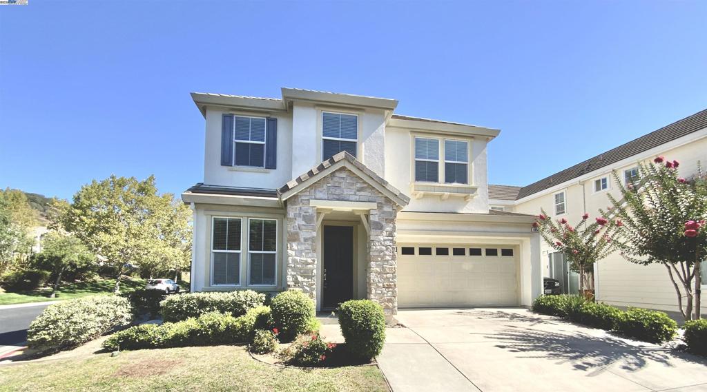 Close to Solano College, Charming 3 Bedrooms + 1 Den + 2.5 Baths, Corner Single-Family Home with Modern Touches and the Central Air. Step into this stunning 3 bedrooms + 1 Den home with a versatile den, perfectly located on a quiet corner lot. Recently updated with brand-new laminate flooring throughout, this home offers a stylish, low-maintenance living experience. The bright, open-concept kitchen is a chef's dream, featuring a spacious island ideal for meal prep or casual dining. The generous living and dining areas flow effortlessly, making it perfect for both entertaining and everyday living. The upstairs primary suite is a true retreat, offering a walk-in closet and a luxurious en-suite bathroom with a large soaking tub and separate shower. You'll love the convenience of the upstairs laundry room, making chores a breeze. Outside, the easy-to-care-for backyard provides the perfect space to relax, play, or entertain guests. With central air and heat for year-round comfort, and elegant touches like mirrored closet doors throughout, this home is the perfect blend of style and practicality. Don’t miss the opportunity to make this beautiful home yours!