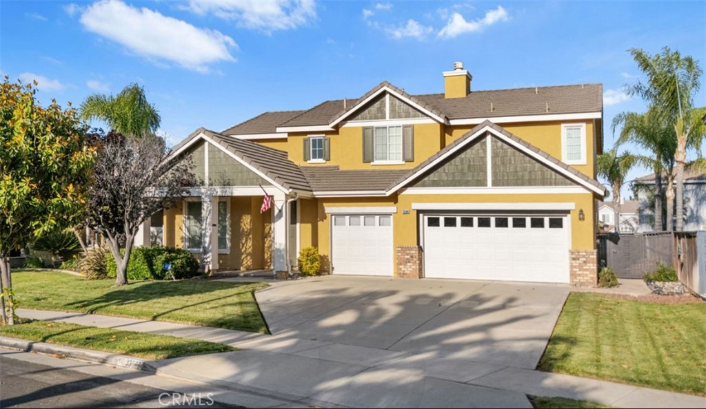 **TURNKEY and Move-In Ready!**
Welcome to this beautifully maintained two-story home featuring 4 bedrooms, 3 full bathrooms, and approximately 2,784 sq ft of well-designed living space. Built in 2002 and situated on a spacious 7,405 sq ft lot, this home offers the perfect blend of comfort, style, and functionality.
Step inside to a bright and open floor plan with formal living and dining areas, a large family room with cozy fireplace, and a full bedroom and bathroom on the main level—ideal for guests, multigenerational living, or a home office. The kitchen has been thoughtfully upgraded with brand-new marble countertops (June 2025), new sink and faucet rack, and an upgraded dishwasher, and features ample cabinetry and a pantry.
Upgrades throughout the home include:
• New kitchen island countertop
• First floor luxury vinyl plank (LVP) flooring
• New HVAC system
• New first floor bathroom toilet
• New second floor carpet
• Upgraded master bathroom flooring and shower enclosure
• Closet organizers in the first-floor bedroom and primary suite
Upstairs, the spacious primary suite includes a private bathroom with dual sinks, upgraded flooring, a breakfast bar nook, and a walk-in closet with custom built-in organization. Two additional secondary bedrooms, an open loft overlooking the lower level, and a third full bathroom complete the upper floor.
Additional features include an indoor laundry room, a recessed area featuring a built-in alcove desk, central heating and air, and a direct-access three-car garage. The front and backyard provide plenty of room for entertaining, gardening, or future enhancements.
Located in a quiet and desirable Murrieta neighborhood, close to top-rated schools, parks, shopping, dining, and easy freeway access. This is a rare opportunity to own a truly turnkey property in a sought-after community.
Don’t miss out—schedule your private tour today!
