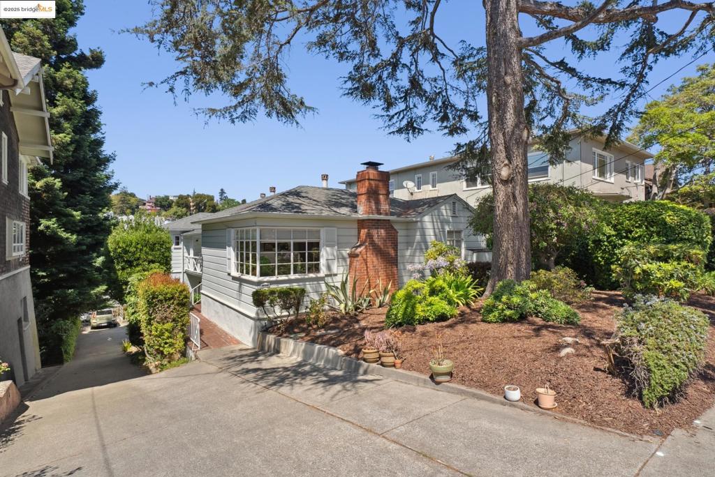 Located on a quiet, tree-lined street, 1033 Walker Ave. is a classic 1930's 4plex. There are 3 large sunny 1 bedroom units with large living rooms and formal dining rooms, hardwood floors, central heat and lots of charm. The 4th unit is a smaller 2 bedroom unit. The baths in the 3 larger units have both a shower stall and tub. There is interior access to the laundry room, storage rooms and 3 car garage. All units have seperate electric and gas meters and several have seperate water meters. 3 units are rented, the upper rear unit is vacant so it could be owner-occupied or you can fill at market rent. The location is just steps from the Rose Garden and Grand Ave. shopping, Lakeshore shopping and easy freeway access. The Saturday Farmer's Market is the best in Oakland and you'll be steps away from the movies at the Grand Lake Theater. The Walkscore is 94 - Walker's Paradise!