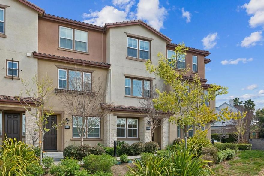 Welcome to 2893 Predio Terrace! This modern townhouse-style home offers a rare opportunity to reside in the desirable Mission School District of Fremont. As you enter, you'll appreciate the serene entrance facing a well-maintained garden. Inside, hardwood floors grace the living room, kitchen, bedrooms, and downstairs hallway, providing a timeless elegance. The first floor features a private guest bedroom with a full bath, ideal for visitors, while the main floor boasts a spacious living room and kitchen flooded with natural light and opens up to scenic view bringing in plethora of light through multilayered windows. Step out onto the private balcony, perfect for enjoying the outdoors. The kitchen is equipped with an island, stainless steel appliances, and granite counters, catering to your culinary needs. The master bedroom offers ample space with his and hers walk-in closets, and the master bathroom features quartz countertops and dual sinks. Additional amenities include A/C, a laundry area with washer/dryer, and an attached two-car garage. Comes under top-rated Gomes Elementary, Hopkins Junior, and Mission San Jose High School, plus easy access to 680/580 highways, shopping, and BART, this home offers comfort, style, and convenience. Open House Sat & Sun from 1 to 4