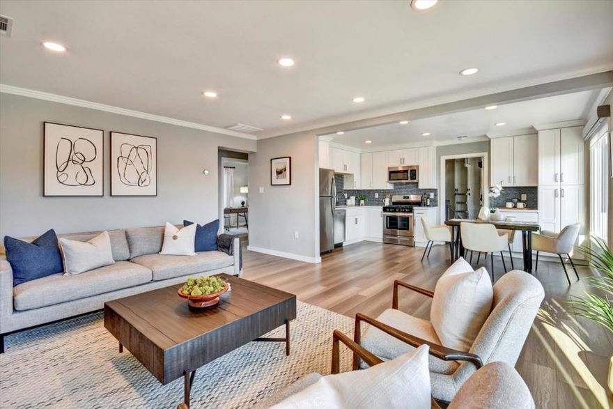 Welcome to 413 Ferndale Ave, located in South San Franciscos charming Sunshine Gardens neighborhood.  Built in 1953, this beautifully maintained 3-bedroom, 1-bath, 1,070 sq. ft. home was thoughtfully remodeled in 2021 by the previous owners. The second bedroom can be used as a office or workout room as it passes through to the primary bedroom. The current owners continued the improvements with updates to the electrical, heating, and wiring, as well as the addition of an EV charger. This home is truly move-in ready.  Sunshine Gardens is a serene neighborhood with long-time residents and a wonderful community feel. Youre just minutes from SFO, major freeways, Costco, Trader Joes, BART, schools, shopping, and more.  South San Francisco known as the Industrial City is also celebrated as the birthplace of biotechnology, home to major companies such as Genentech and Amgen.  This is a wonderful opportunity to own a beautifully updated home in a prime and highly accessible Peninsula location.