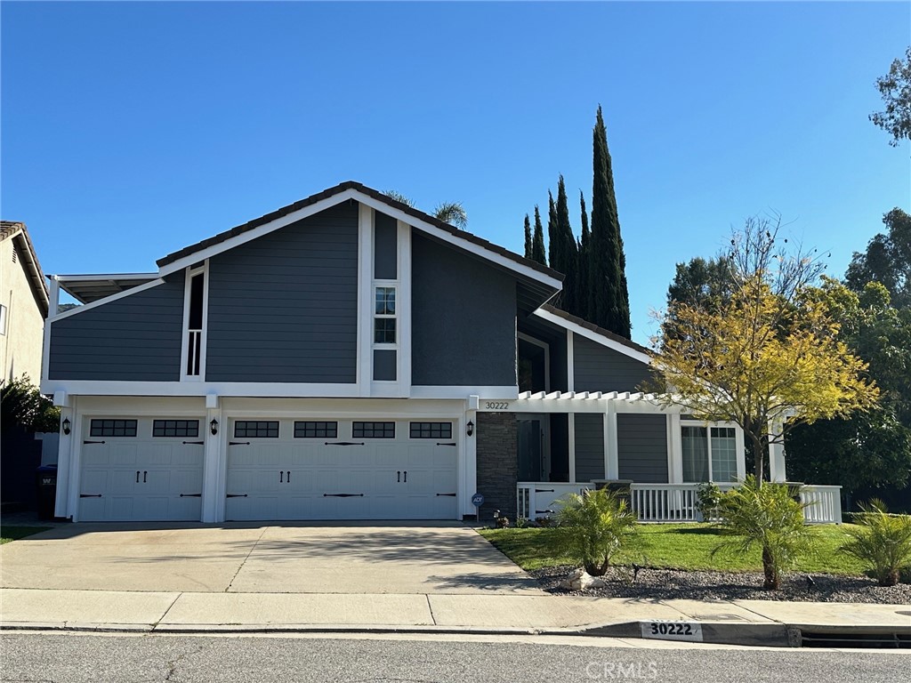 Stunning 4+3 pool home in Agoura Hills - completely redone inside and out. This gem offers a formal living room with dining room, gorgeous cook's kitchen with tons of counter and cabinet space (all appliances included) and breakfast area, custom doors, lights, window covering, freshly painted, wood and stone floors though-out, +++. Primary suite has private balcony, ample closet space, and private custom bath. Entertainers rear yard with sparling pool, spa, and gardens. This property is located in a quiet neighborhood close to schools, parks, walking trails and easy access to upscale shopping and gourmet dining. A truly rare find!