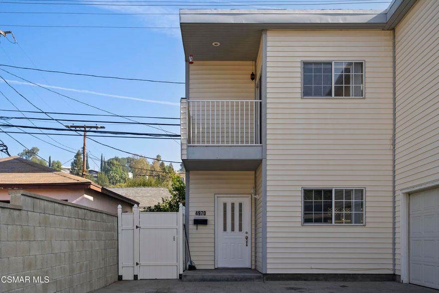 Light-filled and well-maintained residence located in the heart of Woodland Hills. This inviting home features an open living and dining area with recessed lighting, crown molding, and sliding glass doors that create seamless indoor-outdoor flow. The functional kitchen offers ample cabinetry, generous counter space, and a peninsula ideal for everyday living and entertaining. Upstairs the bedrooms are spacious with wood-style flooring, and abundant natural light. Enjoy a private patio perfect for outdoor dining, grilling, or relaxing. Conveniently located near shopping, dining, parks, hiking trails, and major commuter routes. A great opportunity to lease a comfortable home with private outdoor space in a prime Woodland Hills location.