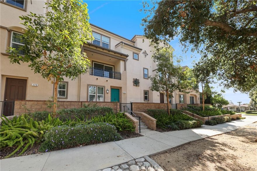 Welcome to The Orchards, a desirable townhome community in the heart of Upland. Built in 2016, this move-in ready residence offers 2 bedrooms and 4 bathrooms across three levels, complete with an attached 2-car garage. The community features a sparkling pool, spa, clubhouse, and ample guest parking, all set within beautifully maintained grounds. With no Mello Roos, low-maintenance living, and close proximity to the Metrolink station, Ontario Airport, shopping, dining, and downtown Upland, this home offers both convenience and comfort in an unbeatable location.