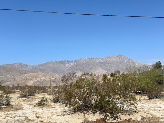This parcel offers beautiful mountain views and is only a few minutes away from downtown Borrego Springs. Located in a quiet neighborhood with unobstructed views to the west. Situated in northeast San Diego County, and surrounded by the Anza-Borrego Desert State Park, Borrego Springs is celebrated for its spring wildflower bloom, small town charm, and designation as California's first International Dark Sky Community.