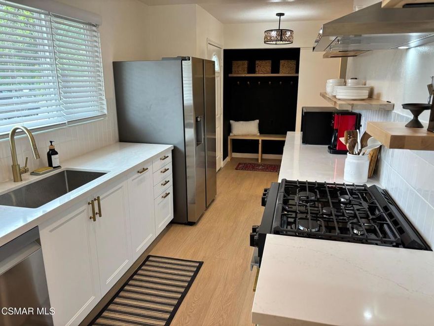 Welcome to this furnished, charming, fully remodeled single-story gem that perfectly blends modern comfort with cozy character. This bright home features updated fixtures and thoughtful design touches throughout. There are plenty of options for various sleeping arrangements with a king bedroom, queen bedroom, and full bed / office room. In the garage, you will find a at-home gym to make your stay even more comfortable. Private backyard has new patio cover and is ideal for relaxing and entertaining. This adorable home is move-in ready and waiting to welcome you!The convenient location is close to several hospitals, office buildings, and close to both Santa Barbara and Los Angeles. All utilities are included in the rent. This is a fully furnished rental. Rent for 30 or more days.