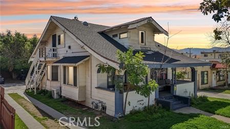 Great investment opportunity on this charming Glendale two level Home/duplex built in 1910. Downstairs has 3 bedrooms and 1 bath; upstairs unit has 2 bedrooms and 1 bath; with a little work this property can be easily converted back to a single-family home. Large lot with room to build up to 2 ADU's in the back in the heart of Glendale (check with city building codes). Prime location just minutes to The Americana at Brand and The Glendale Galleria, Shopping, restaurants, along with public transportation and all major freeway arteries. With new construction on every street in the surrounding neighborhood this property is so much potential.