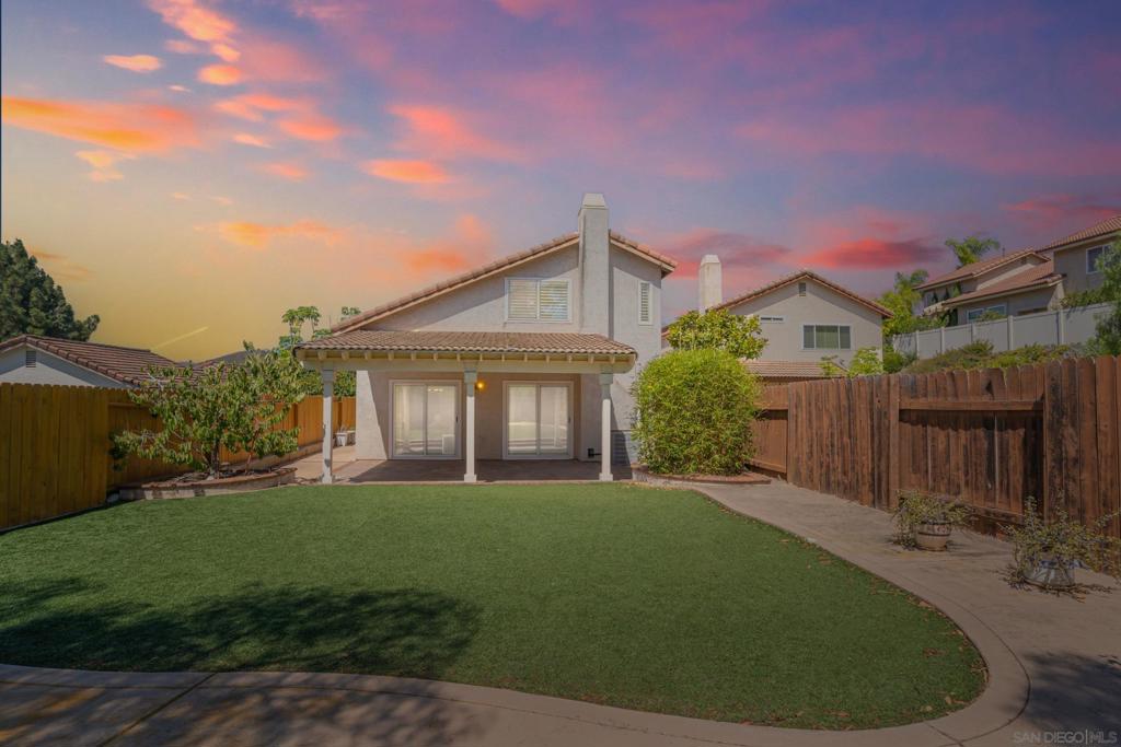 Located in the heart of High Country West—one of Rancho Bernardo’s most beloved neighborhoods and part of the award-winning Poway Unified School District—this home offers the lifestyle families are looking for. Walkable to Turtleback Elementary and just minutes from parks, shops, and freeway access, the location can’t be beat. The community features a clubhouse, pool, spa, playground, tennis courts, and more, with one of the lowest HOA fees in the area. Inside, the home is filled with natural light and tall ceilings that create a warm, open feel. The kitchen includes granite countertops, a tile backsplash, recessed lighting, and plenty of cabinet space. The main living areas flow easily into a private backyard with no neighbors directly behind—perfect for relaxing or entertaining under the covered patio. Upstairs, the primary suite features dual vanities and great natural light. Other highlights include newer dual-pane windows, a downstairs powder room, and a two-car garage.This home combines comfort, convenience, and community—all in one of North County’s most sought-after neighborhoods.