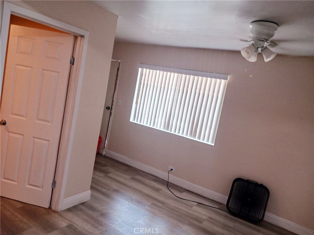 This is a two-bedroom apartment on the second floor. Fully remodeled. It has a one car parking space. It is available now.