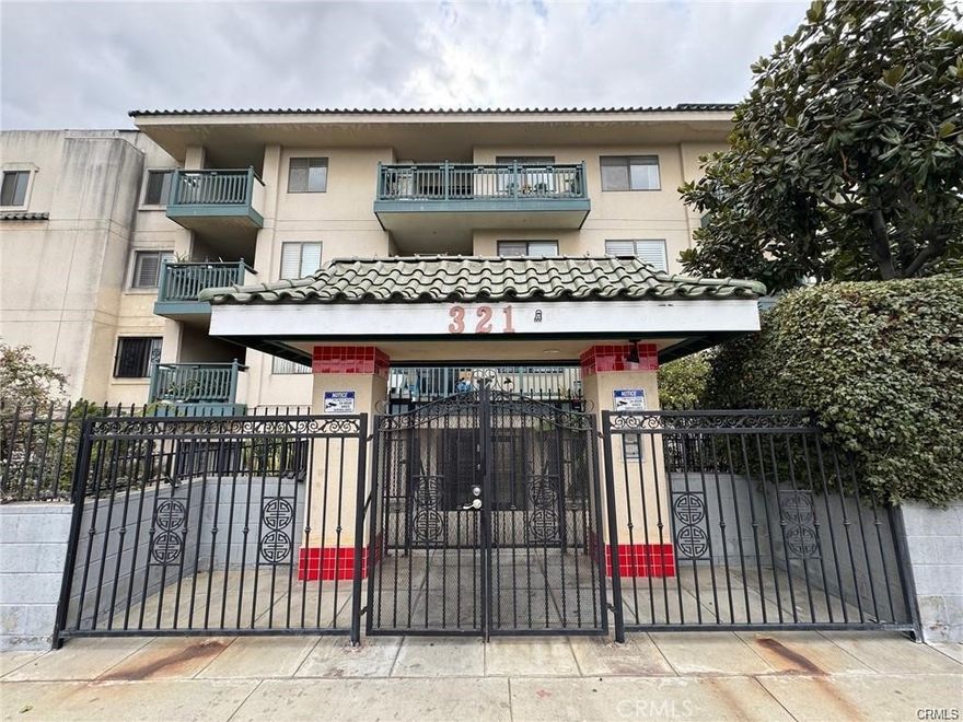 Welcome to this beautiful senior condo in the sought-after Golden Age Villas, centrally located in Monterey Park. Situated on the second floor, this corner unit offers the perfect blend of comfort and style with 2 spacious bedrooms, an open floor plan, and a private patio. The upgraded kitchen features elegant wood cabinetry and sleek granite countertops, combining both functionality and luxury. Both bedrooms and bathrooms are generously sized, with the bathrooms featuring convenient stall showers. Additional highlights include the desirable end-unit location, remodeled kitchen, wood flooring, in unit laundry and a cozy patio. Enjoy the added perks of low HOA fees, a serene koi pond, a rec room, fitness center, and much more!