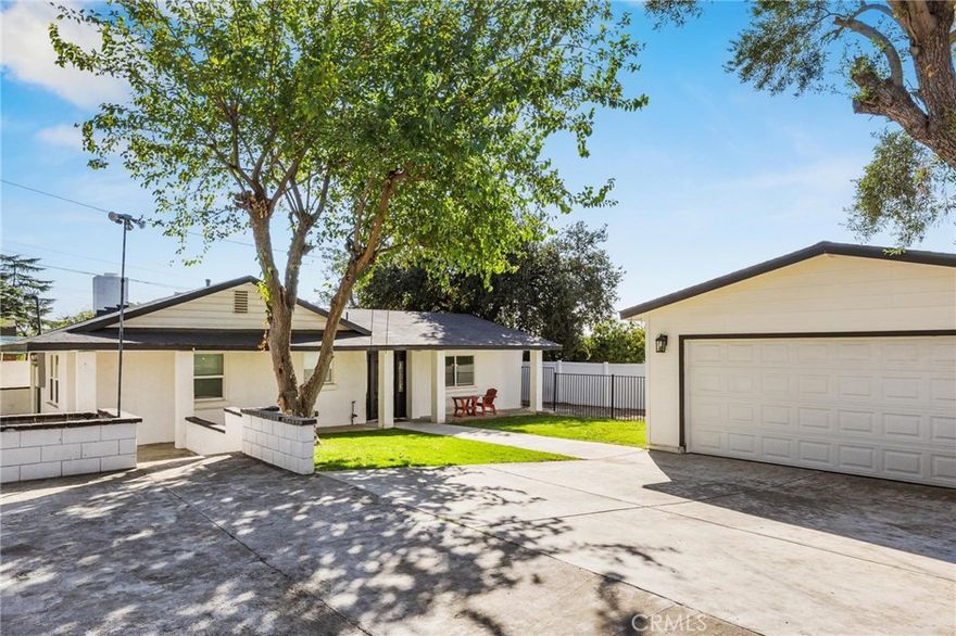 Welcome home to Custer Street! This fabulous single story home is loaded with modern amenities and upgrades! Featured are: Almost 1100 sf. of living space; 2 bedrooms and 1 full bathroom; Indoor laundry room; Open floor plan with the stunning kitchen flowing into the dining room and living room; The kitchen has upgraded white shaker cabinetry, quartz counter tops, stainless steel appliances and sink, subway tile backsplash, recessed lighting, and center island; The living room has a wood burning fireplace and sliding glass door leading out to the backyard! Not counted in the square footage is the basement! The basement is approx. 150 sf. and is drywalled...Bonus room? Gym? Game room? Third bedroom? Wine cellar? The possibilities are all yours! The 2-car garage was built from the ground up approximately 3 years ago and was setup so that it could easily be converted into an ADU! The lot is spacious with the parcel just over 9,000 sf...the circular driveway and side yards offer room to entertain and additional parking. Bonus? The flooring was just completely replaced! Additional upgrades include central HVAC, upgraded electrical/plumbing, and dual pane windows/sliding glass doors. Don't wait, this charming home isn't expected to last long at this price! Scroll down to "features" and checkout the virtual tour and video!