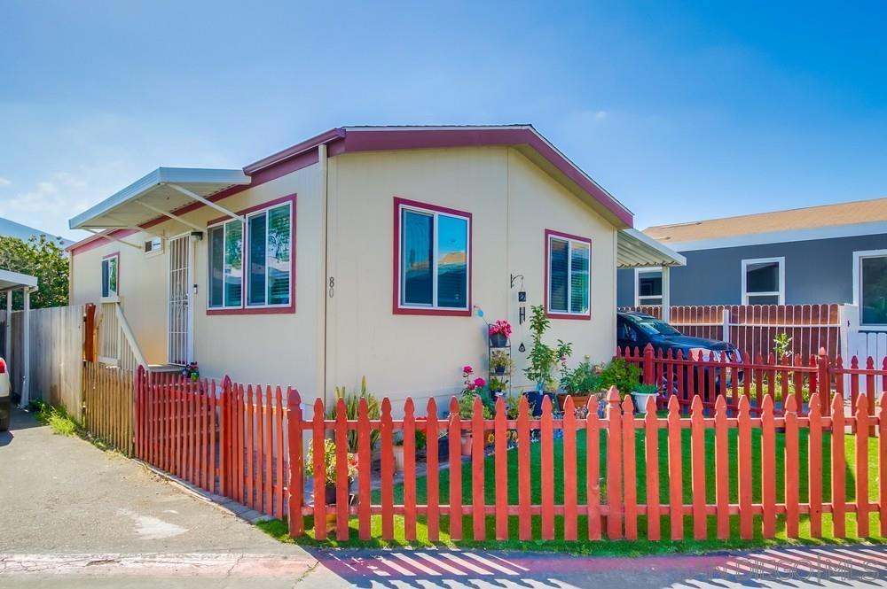 Priced to sell! Lovely newer well-maintained manufactured home (2020) in Lakeview Manor an all-age community with view of Sweetwater Reservoir. 2 bedrooms and 2 bathrooms. Private yard space. 3 tandem parking spaces with access to interior Laundry room. Park has guest parking and amenities that include a pool, BBQ area, basketball court, and playground. Some pet restrictions. Space Rent is $1150.
