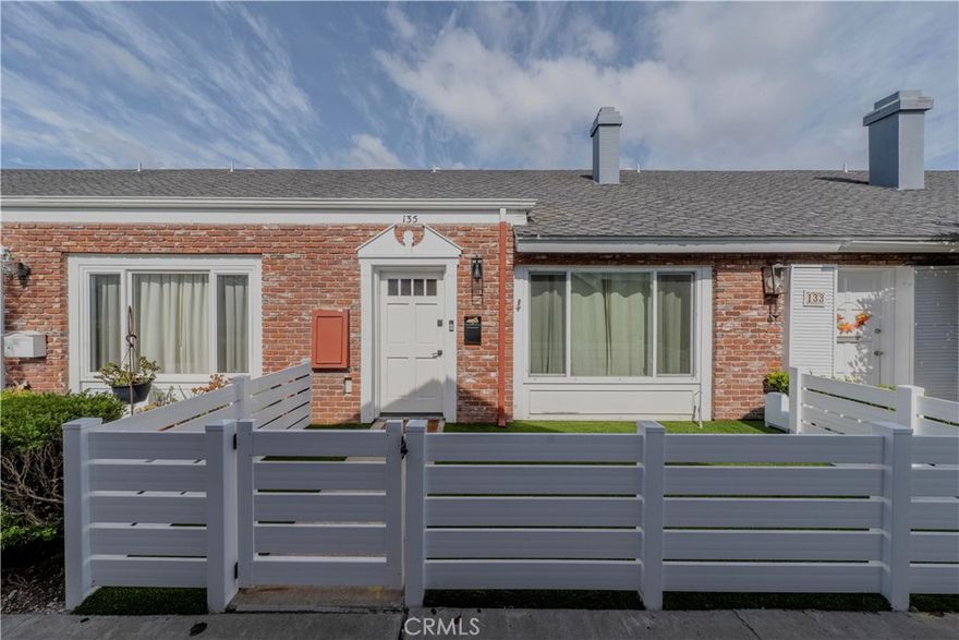 Welcome to this beautifully renovated two-bedroom, two-bathroom townhome located in the desirable Monticello community of Costa Mesa. Every detail has been thoughtfully updated, featuring newly installed white oak flooring, custom doors, windows, and cabinetry throughout. New central air conditioning was added for your comfort. Enjoy both indoor and outdoor living with a private front patio and a spacious enclosed back patio—perfect for entertaining or relaxing. The attached two-car garage includes convenient washer and dryer hookups. The gourmet kitchen is a chef’s dream, showcasing designer white oak cabinets, handmade Moroccan Zellige tile, and premium Bosch appliances. The inviting living area is ideal for gatherings, featuring a vaulted ceiling, custom lighting, a newly renovated fireplace, and a stylish dry bar complete with a built-in dual-zone beverage and wine refrigerator. Both bathrooms offer a spa-like retreat with custom cabinetry and designer tile work. As part of the Monticello Townhome Community, residents enjoy access to resort-style amenities including a sparkling pool, relaxing spa, and recreational areas.