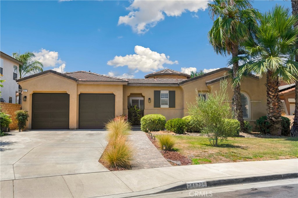 VERY LOW TAXES- NO HOA- STUNNING SINGLE STORY DREAM HOME!
3 Bedrooms with 2.5 Bathrooms. Cozy little courtyard offers privacy and relaxation. Stepping inside you are greeted by a rotunda foyer with custom tile, vaulted ceilings, neutral greige paint throughout, and plenty of natural light. Immediately to the left of the Front Door is your Open, Spacious Formal Living and Dining Room. Notice the archways, plantation shutters, custom tile floors, and striking wood flooring throughout the Home. **Chefs Kiss** The Kitchen showcases white cabinets with granite counters. There is a walk in pantry, and an Island with room for as many as 5 stools, plus a dining area for a more casual setting. The HUGE Family Room can fit even the largest of sectionals and the media niche will house a large TV. There is a fireplace in this wonderful space and a French Door that leads to the backyard. The Laundry Room is off the Kitchen and it even has a sink! Your Primary Suite is situated all by itself for privacy and it has DUAL Walk In Closets plus dual sink vanities with a stand up shower and deep soaking tub.
Clear on the other side of the house you will find 2 additional Bedrooms and a Full Bathroom with dual sink vanities and a Shower/Tub Combo. There is a Desk with drawers and cabinets lining the hallways outside the 2 Bedrooms- PERFECT for working at home or schooling at home! The Half Bath is newly remodeled with custom tile floors and a new single vanity. THIS HOME IS A DREAM! The Pool Sized Backyard has a Patio Cover, newly planted trees that will provide additional privacy when they're grown, and a ton of grass! You don't want to miss out on this EXQUISITE HOME! The Single Story Layout flows seamlessly and it's been meticulously upgraded for your enjoyment! LOCATED IN THE VERY DESIRABLE TEMECULA SCHOOL DISTRICT, this fantastic home is also convenient to many shops and restaurants. You're just minutes to the Freeway! Come see it today!