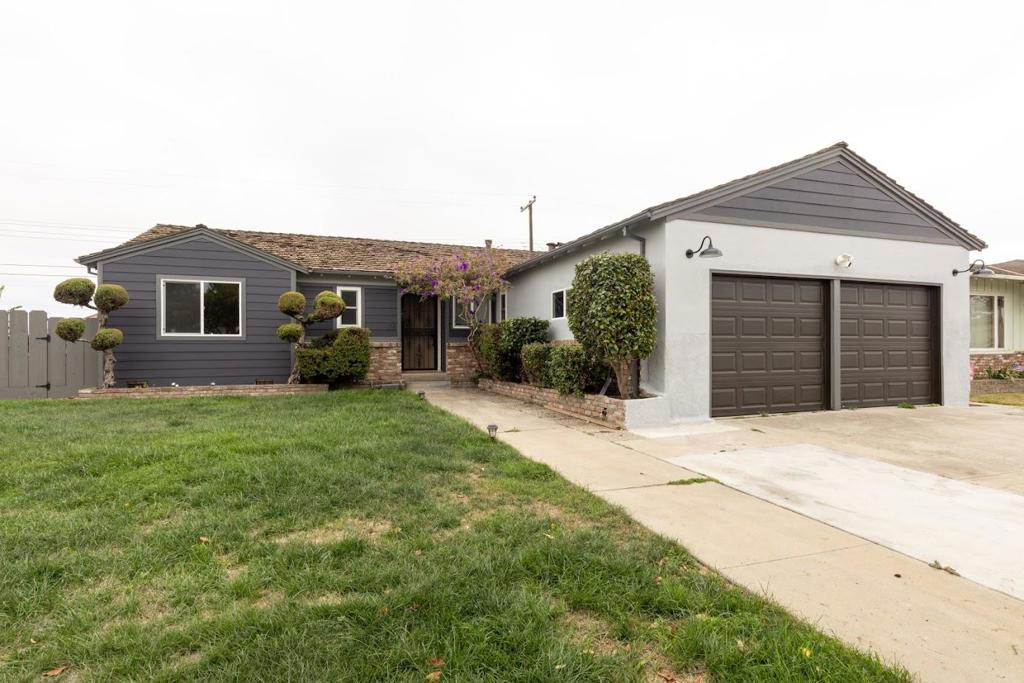 Welcome to this charming 3-bedroom, 1 1/2-bathroom home located in the vibrant city of Salinas. With 1,302 square feet of living space, this residence offers a cozy and comfortable lifestyle. The property features a spacious two-car garage, offering ample storage and parking options. Inside, you'll find a welcoming living area complete with a fireplace, perfect for enjoying cozy evenings. This home's inviting ambiance and convenient location make it a wonderful place to call home.