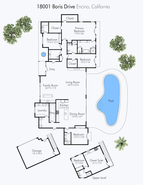 Photo of 18001 Boris Drive, Encino, CA 91316 (MLS # 26723853)