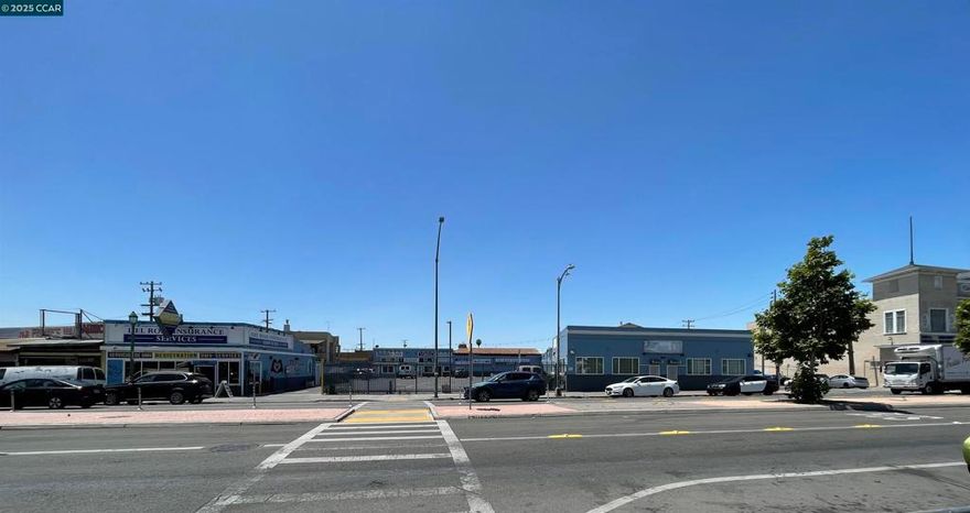 This property is comprised of four separate parcels with existing buildings being sold as a package. The largest structure at 4801 International Blvd., at the corner of 48th Avenue, is currently being used as a church. The freestanding building at 4819 International Blvd., is currently being used as an insurance services office. There is a gated parking lot with approximately 25 parking spaces. A party store and beauty salon are businesses operating from building space at the rear of the parking lot. Abutting the parcel is an auto repair facility at 1313 49th Avenue included as part of the package. This is a probate sale. Per the estate administrator gross rents from all tenants total $12,750.00. The bus line is directly across the street, the location is between the Fruitvale and Coliseum Bart Stations and freeway access is minutes away. Might be a suitable location for a transportation and logistics related business such as a courier/delivery type operation, or perhaps repurposing as a grant funded career development job training site. A center for celebrations such as birthdays, anniversaries, weddings and other events along with ancillary businesses such as a limousine service might also work well. Addresses are 4801, 4811, 4819 International Blvd., and 1313 49th Ave.