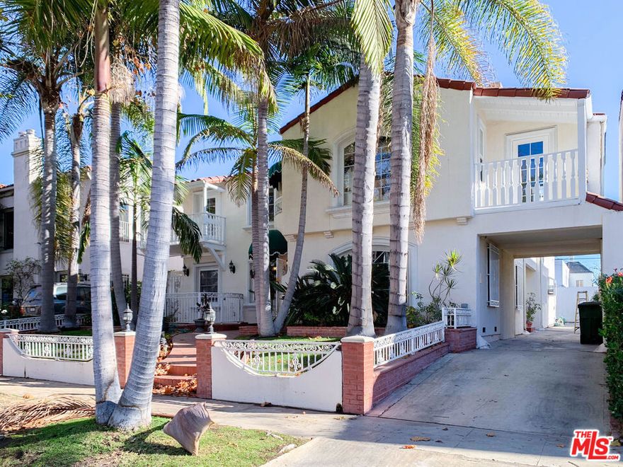 Exquisite Renovated Duplex in the Heart of Hancock Park - Located in one of Los Angeles' most desirable neighborhoods and just a short walk to The Grove, this impeccably maintained and fully renovated duplex blends timeless architecture with high-end modern upgrades. Perfect for an owner-user or savvy investor, both units offer generous layouts, abundant natural light, and thoughtfully curated details throughout. LOWER UNIT FEATURES include 3 spacious bedrooms, 3 full bathrooms, and a dedicated office space. Luxurious primary suite with two walk-in closets and a private outdoor seating area. Elegant living room with a custom fireplace, marble surround, and Venetian plaster finish. Gourmet kitchen designed for entertaining, featuring dual stainless-steel sinks, two cooktops, double ovens, two microwaves, and a Sub-Zero refrigerator/freezer. UPPER UNIT HIGHLIGHTS include 3 bedrooms, 2 bathrooms, and a versatile den or office space. Surrounded by four private balconies offering charming outdoor retreats and treetop views.                PROPERTY UPGRADES include a Newer roof, Double-pane windows and paneled French doors, Copper plumbing, New traditional and tankless water heaters, Upgraded electrical panel and wiring in the lower unit. The duplex offers excellent curb appeal with lush landscaping, palm trees, green awnings, and multiple balconies that add architectural character. This is a rare opportunity to own a turnkey property in a prime location, minutes from world-class shopping, dining, and entertainment.