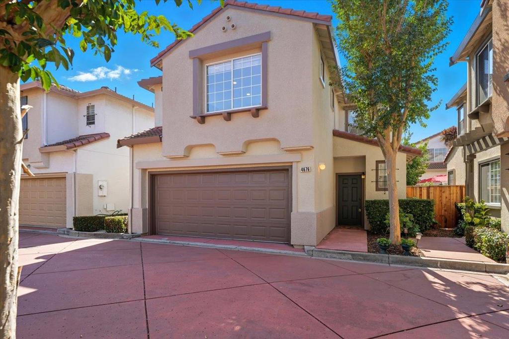 Welcome to the charming east-oriented, 2-story single-family home, nestled in the heart of Santa Clara, located in desirable Mission park neighborhood. *This high ceiling home filled with natural light, in a premier location, offers modern living surrounded by amenities & activities for young couples & families. *This lovingly updated home boasts a functional floor plan with high ceilings living room & a cozy gas fireplace, an updated gourmet kitchen, granite counters, stainless steel appliances, large counter space, fenced backyard, Two car side-by-side garage. *This well-cared home offers beautiful laminate flooring complete house, LED recessed ceiling lights, newly painted interior & exterior, central heating & cooling, updated baths, outlets, & more. *One of the standout features is its spacious bedrooms. The large primary suite features a huge walk-in closet and generously sized guest bedrooms. *Enjoy a low-maintenance backyard. *Short walk to the community pool & Fuller Park! *Conveniently located near 237, 101, Light rail, Amtrack, San Jose airport, Great America Park, convention center & bike trails/parks. *Minutes to Rivermark Plaza, Whole Foods, dining, Mercado shopping center, and major tech hubs Oracle, Intel, Nvidia, Service Now, Google, Cisco & other employers.
