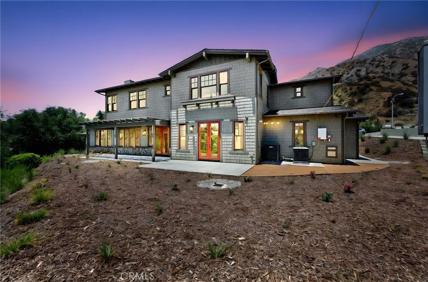 Introducing a modern take on the classic Craftsman, this brand-new custom home crowns Sierra Madre’s north hillside—a locale that hasn’t seen new construction in decades. Nestled beneath the soaring silhouette of Mt. Wilson, the residence captures sweeping canyon and city-light vistas, all thoughtfully framed to enhance the area’s serene ambiance.



Stepping inside, you’ll discover 3,719 square feet of light-filled living space, including four bedrooms and four-and-a-half baths. Vaulted ceilings soar overhead, while designer light fixtures punctuate each room. The gourmet kitchen is crowned with luxurious quartz countertops and features hallmark Craftsman-inspired details, here executed in a clean, contemporary palette.



Situated at the north end of Baldwin Avenue in one of the West Coast’s most charming, family-friendly towns, this home is just a few minutes’ stroll from downtown Sierra Madre’s boutiques, cafés, and fine dining. For broader adventures, Arcadia is a short drive away, and the 210 Freeway offers effortless access to Pasadena and Downtown L.A.



If you’d like a different footprint or aesthetic, be sure to tour our sister properties at 620 Baldwin Court and 608 Baldwin Court—each offering its own fresh interpretation of modern Craftsman living.