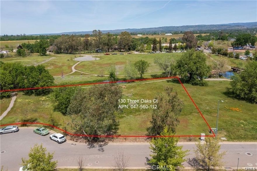 A 0.94-acre lot zoned for light industrial use is now available near the Chico Airport. Located within a fully developed complex, the property offers complete public utilities, paved streets, curbs, and gutters. Enjoy added value with walking paths and tranquil creek views. Whether you're looking to establish your own facility or invest in a promising development, this lot presents a great opportunity.