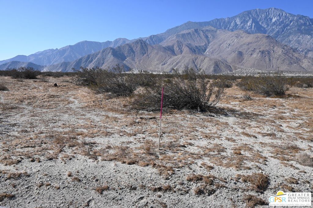 Great investment opportunity! Close to Hwy 111 and also an exit from I-10 at hwy 62. Two adjoining lots available totaling 2.5 +/- acres. Sold separately. This lot is 1.22 acres. What do you dream of? Seclusion? Conservation? You always wanted a ranch? An animal sanctuary? Plant nursery? Desert tours? Your dream home with stunning mountain views? Check, check and check this out! The roads are rough. Sturdy pick up truck, jeep etc is recommended . Geo Locator; Lat:33.91582 NLon:116.64866 W Have fun and good luck!