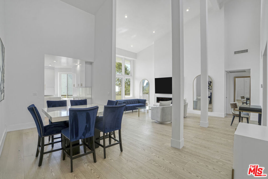 Newly remodeled 2 Bedroom 2.5 Bath condo offering a rare combination of "High Ceilings", modern finishes and an open, airy layout filled with natural light. Situated quietly at the back of the building, this unit provides beautiful city light view and 2 balconies. The brand new kitchen is equipped with high-end appliances, sleek cabinets and countertop. The primary bedroom is big with an excellent closet and spa-like bathroom. Additional highlights include in in-unit washer/ dryer, Central AC, recessed lighting and thoughtful upgrades throughout. Residents of this condo enjoy access to heated pool, gym and secure gated parking. Location is very convenient, very close to UCLA, Westfield Century City mall and Beverly Hills. A rare opportunity to lease a remodeled, quiet, safe, move-in furnished or unfurnished condo in this area.